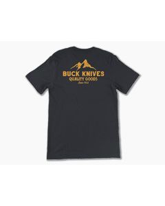 Buck Knives Quality Goods Black Cotton T-Shirt | Large