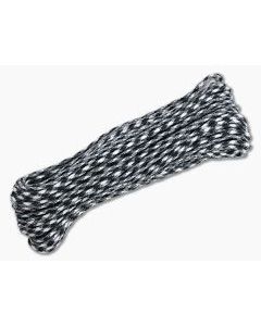 550 Paracord Black and White 100 Feet