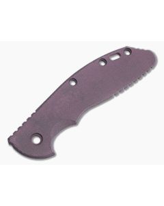 Hinderer Knives XM-24 4" Handle Scale Smooth Burgundy Micarta 1347