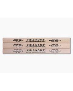 Field Notes Carpenter Pencil 3-Pack FSC-Certified Wood FN-13