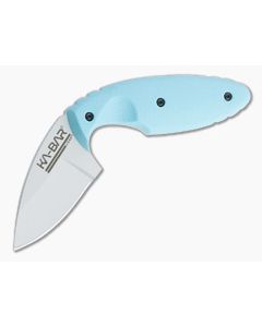 Kabar TDI USSF Astro MP Gray Plain Edge Blue Handle Fixed Blade Knife 1480SF