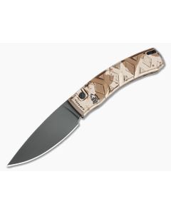 Piranha P14 X Tactical PVD 154CM Desert Camo Button Lock Automatic