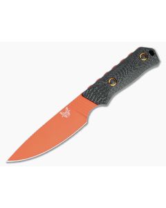 Benchmade Raghorn Orange Cru-Wear Fixed Knife Carbon Fiber 15600OR