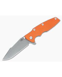 Hinderer Eklipse 3.5 Harpoon Spanto Working Finish Orange G10 