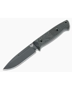 Benchmade 163BK Bushcrafter Black CruWear Carbon Fiber 