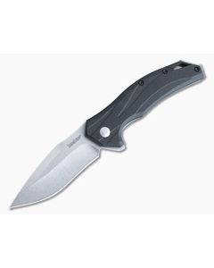 Kershaw Lateral Black FRN Handle Stonewashed Drop Point Assisted Flipper 1645