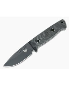Benchmade 165BK Mini Bushcrafter Black CruWear Carbon Fiber 