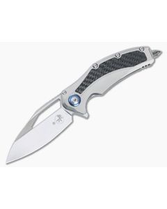 Microtech Matrix Titanium Carbon Fiber Hand Rubbed M390 165C-4CFITI