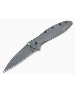 Kershaw Leek BlackWash Assisted Flipper 1660BLKW