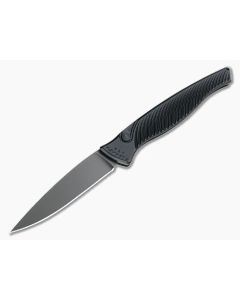 Piranha P16 DNA Tactical PVD S30V Black Slim Button Lock Automatic