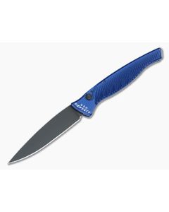 Piranha P16 DNA Tactical PVD S30V Blue Slim Button Lock Automatic