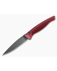 Piranha P16 DNA Tactical PVD S30V Red Slim Button Lock Automatic