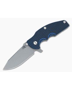 Hinderer Jurassic Hollow Ground Slicer Blue/Black G10 WF