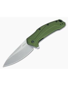Kershaw Link Magnacut Assisted Flipper Green Handle 1776OLSW