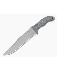 Condor Tool & Knife Belgian Bowie 1075 Black Canvas Micarta Fixed Blade Knife CTK1825-7.5HC