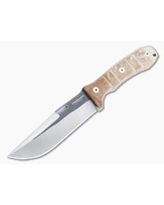 Condor Tool & Knife Tactical P.A.S.S. Chute Knife 440C Natural Micarta Fixed Blade CTK1827-10.5-4C