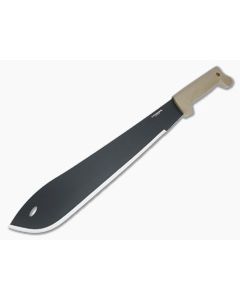 Condor Tool & Knife Bolo Machete Black 1075 Tan Polymer Handle CTK1830-15.4HC