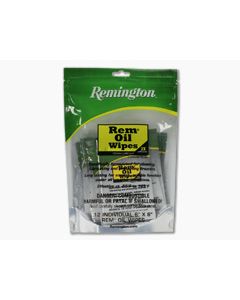 Remington Rem Oil Wipes 12 Count of Individual Packs