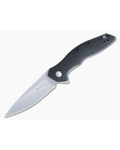 Kershaw Shoreline Black FRN Handle Stonewash Drop Point Assisted Flipper 1845