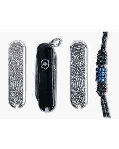 Maratac 58mm Topography Titanium Scales + Classic Swiss Army Knife Kit MAR-188