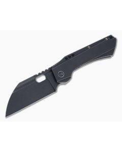 WE Knives Roxi 3 Black Stonewashed S35VN Titanium Front Flipper WE19072-2