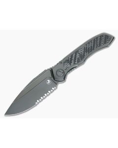 Microtech Anax Part Serrated Drop Point 