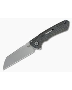 WE Knives x Snecx Mini Buster Flipper Bead Blasted 20CV Tiger Stripe Flamed Titanium Folder 2003C
