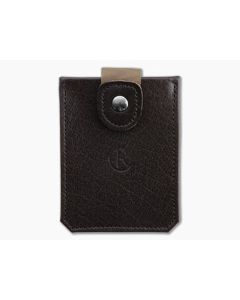 Chris Reeve Card Wallet Dark Brown Leather EDC Slip Wallet