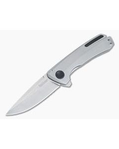 Kershaw Comeback Stonewashed Drop Point KVT Frame Lock Flipper 2055