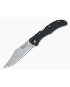 Cold Steel Range Boss Stonewashed 4034 Clip Point Black GFN Back Lock Folder 20KR5