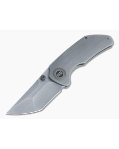 WE Knives Thug Christensen Gray Hand Rubbed 20CV Brushed Titanium Frame Lock Folder 2103B