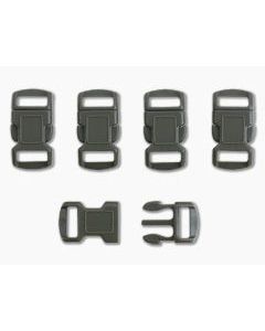 3/8" OD Green Side Release Buckle - 5 Pack