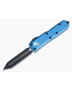 Microtech UTX-85 Spartan M390 OTF Blue Handle 230-1BL
