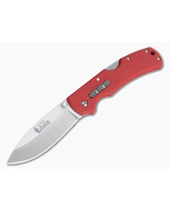 Cold Steel Double Safe Hunter Tim Wells Slock Master Red GFN Back Lock Folder 23JK