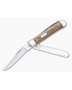 Case Mini Trapper Smooth Natural Zebra Wood 25142