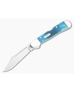 Case Mini Copperlock Sawcut Caribbean Blue Bone 25585