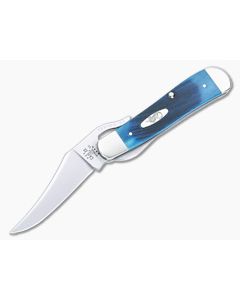 Case Russlock Sawcut Jig Caribbean Blue Bone Polished Tru-Sharp Blade 25589