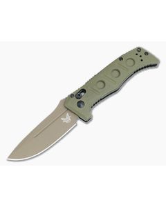 Benchmade 2730FE-2 Mini Auto Adamas OD Green G10 CruWear Folder
