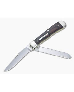 Case Trapper Black and Red Micarta Slip Joint Folder 27850 