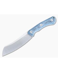 Condor Sport X.E.R.O. Chief Fixed Blade Blue Micarta Handle 14C28N Sheepfoot Blade CTK2842-4.7SK