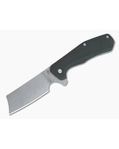 Gerber Asada Stonewashed Cleaver Onyx Aluminum Frame Lock Flipper 30-001807