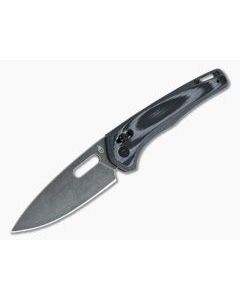 Gerber Sumo Black Stonewashed Spear Point Gray and Black G10 Pivot Lock Folder 30-001813