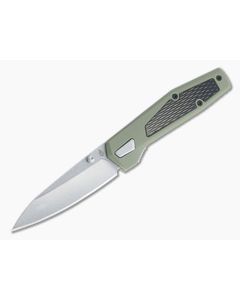 Gerber Fuse Stonewashed Drop Point Flat Sage GFN Stainless Steel Liner Lock Folder 30-001875