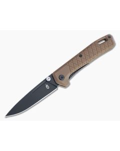 Gerber Zilch Stonewashed Black Stainless Steel Coyote Brown GFN Liner Lock Folder 30-001880