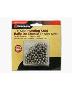 Marksman 1/4" Steel Hunting Shot 250 Count