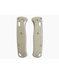 Flytanium Antique Stonewash Brass Benchmade Bugout Scales 