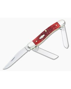 Case Medium Stockman Dark Red Bone 31951