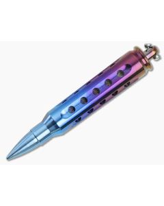 Steve Kelly .223 Bullet Dangler Titanium Key Chain Blurple 3586