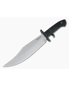 Cold Steel Marauder Bowie Stonewashed AUS-8A Black Kray-Ex Fixed Blade 39LSWBA