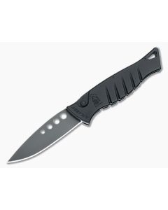 Piranha P3 Amazon Tactical Automatic Black Aluminum Handle Black PVD 154CM Drop Point Blade 3BKT